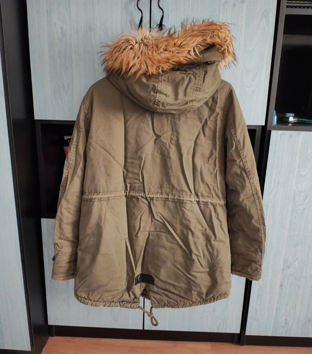 Geaca parka kaki