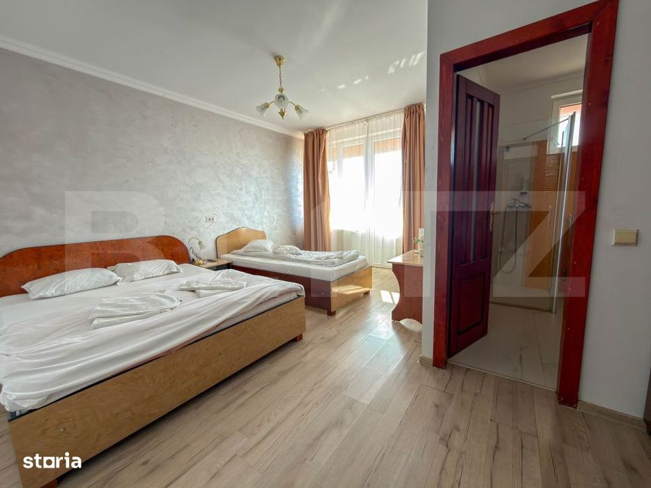 Pensiune 3 stele, 60 locuri si restaurant utilat, 1030 mp, zona Perife