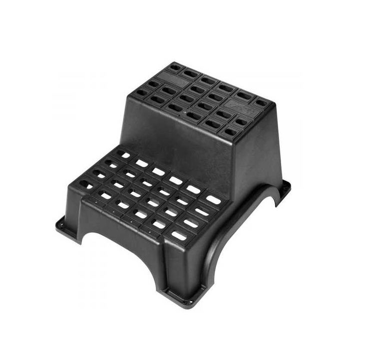 Scară cu 2 trepte pentru rulote, sarcina 200 kg, intaltime 37 cm