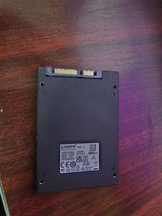 Ssd Kimgston A400 480gb  100% healt.