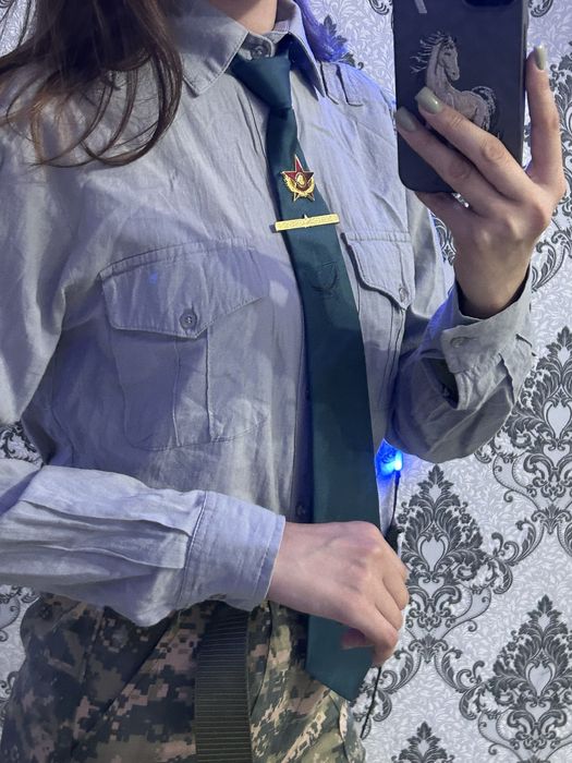 Серая рубашка НВП