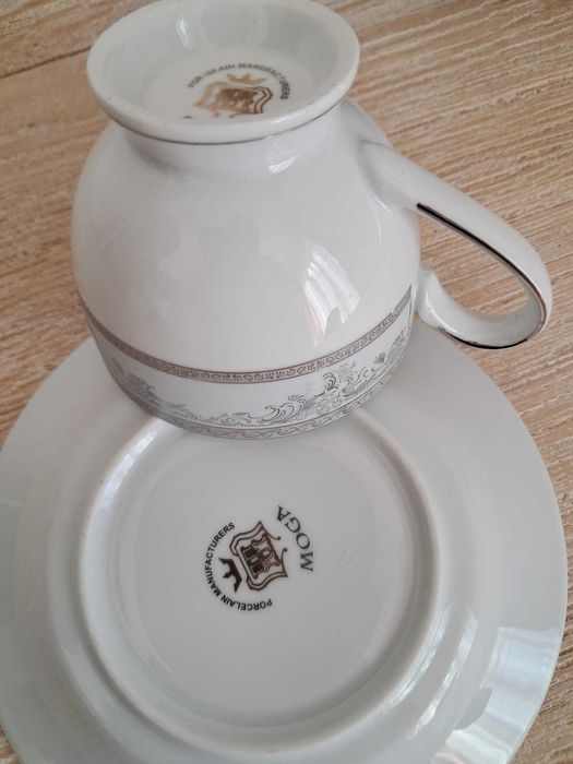 Servici de cafea  -PLATINA -Porcelain Manufactures MOGA