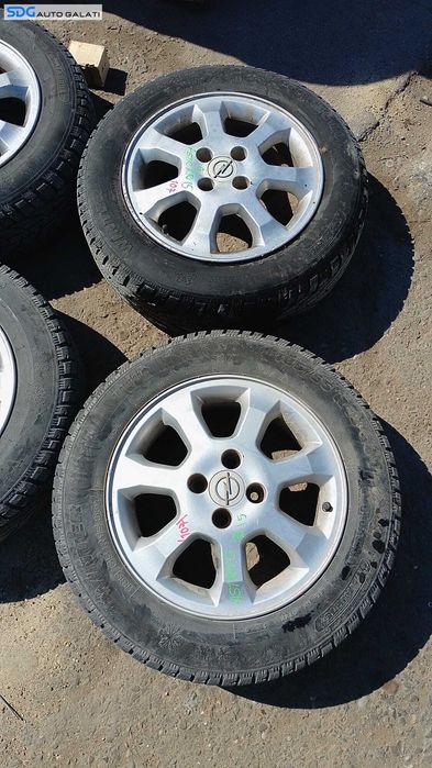 Set 4 Jante Roti Aliaj 185 65 15 R15 Fara Anvelope Opel Astra G 1998 - 2007 [M8059]