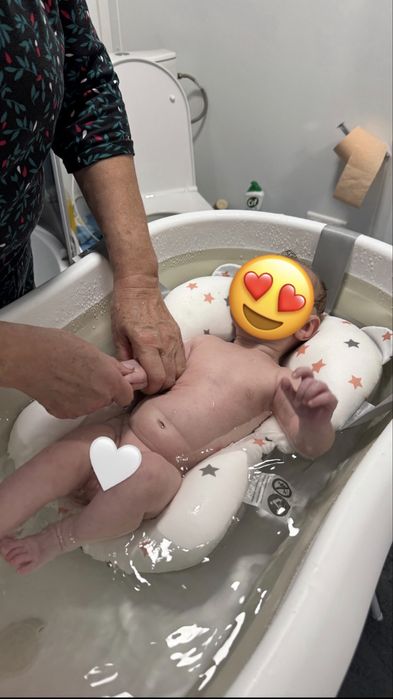 Pachet cadita pliabila + suport, Primabobo, Genua Premium, Cu termometru,