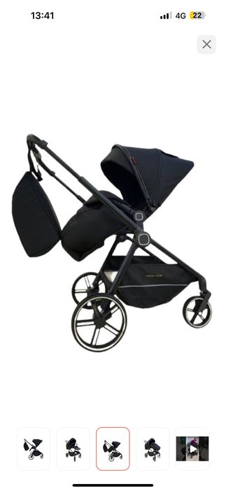 Коляска New Lux черный