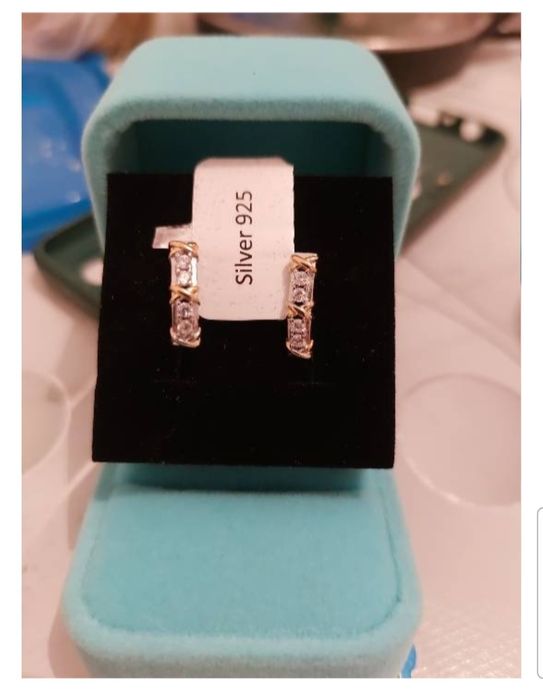 Серьги серебро 925 пробы.