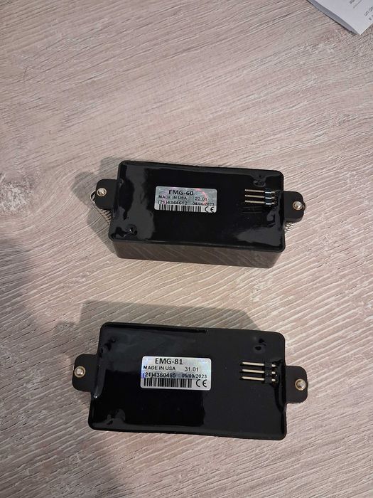 Kit complet doze active chitară EMG 81 + EMG 60