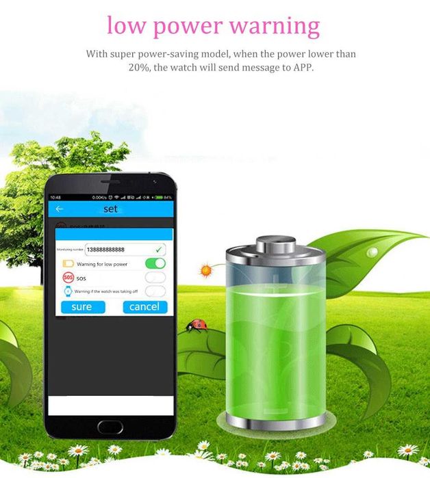 G900A GPS Детски смарт часовник SOS разговор функция на телефона