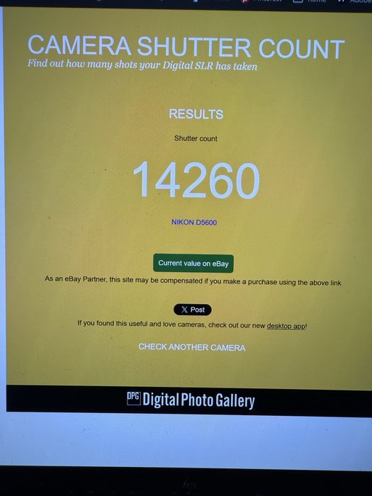 Nikon d5600 14260 cadre