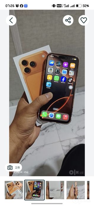 Iphone 17 pro max dubai holati yangi