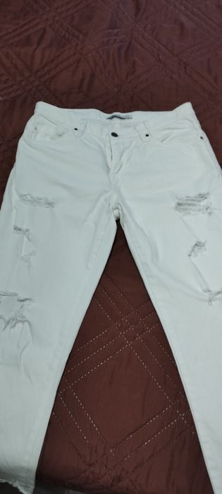 Дънки  ZARA бели