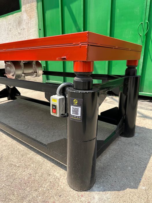 Вибростол для брусчатки, тротуарная плитка, еврозабор