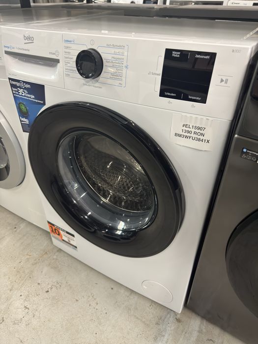Masina de spalat rufe 8kg Beko BM3WFU3841X cu factura si garantie 12 luni