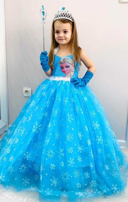 Рокля Елза,Едноре 4-12г