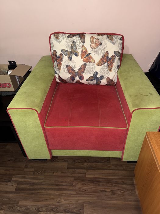 Canapea extensibilă + 2 fotolii mari