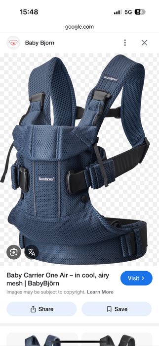 Раница за бебеносене Baby Bjorn one air