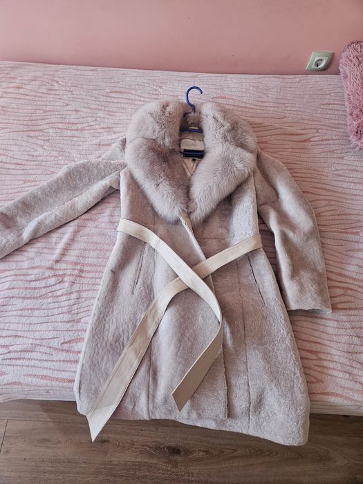 Дамско кожено палто XL размер