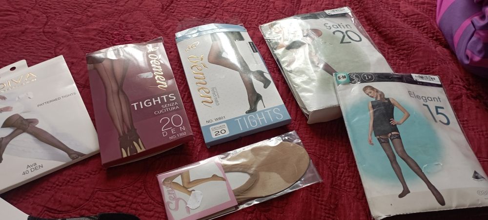 Чорапогащници, чорапи, потниче и боди