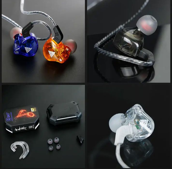 Игровые наушники от Qkz ,с хорошим бассом и звучанием