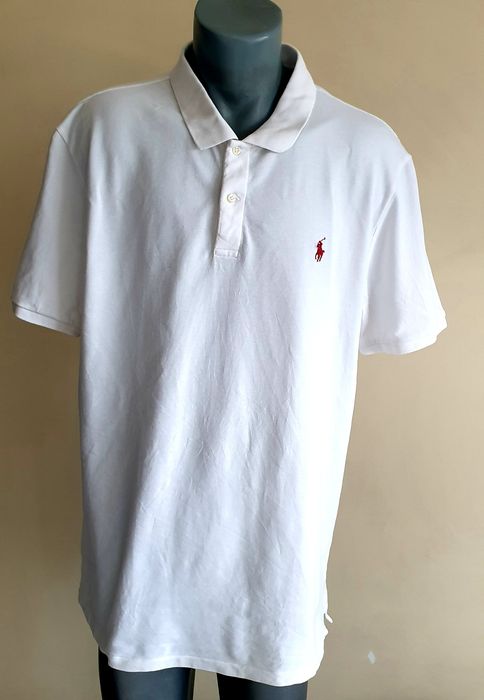 POLO Ralph Lauren Pique Cotton Tailored Fit 2XL ОРИГИНАЛ Мъжка Тениска