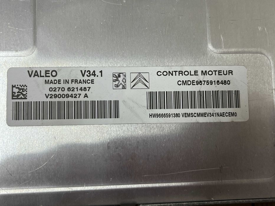 Компютър двигател ECU VALEO ВАЛЕО J34P V34.1 J34P-AAE Peugeot Citroen