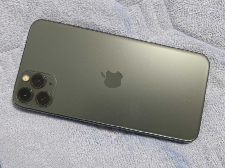 iPhone 11 Pro Max, Midnight Green, 64GB, stare baterie 100%