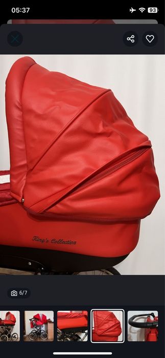 Коляска 2в1 Экокожа Польша