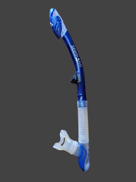 Tub snorkeling Seemann Fusion Dry, Profesional, Albastru