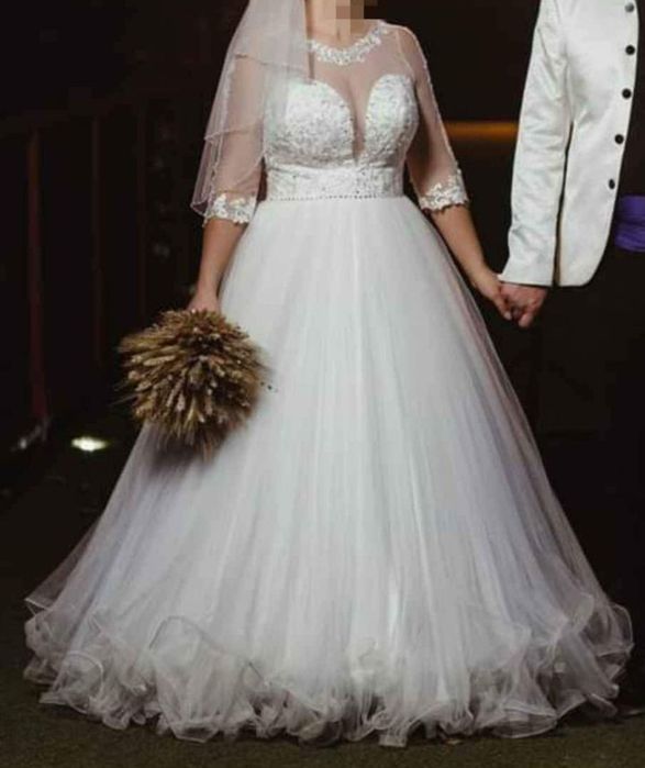 Rochie alba de mireasa