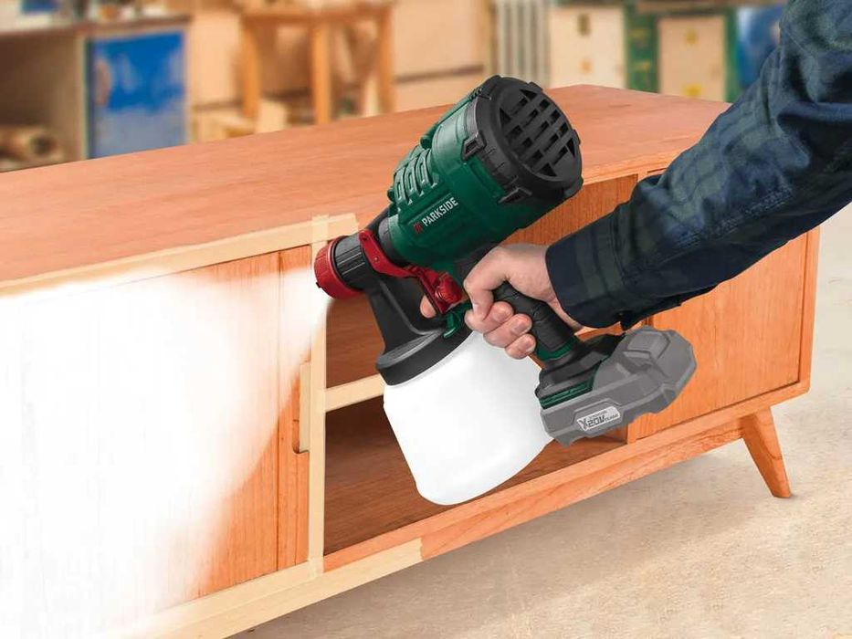 Pistol de vopsit fără fir PARKSIDE 20 V PFSA 20-Li B2 X20V vopsea bate