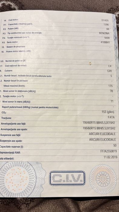 Vand honda civic 2004, 1,4 benzina