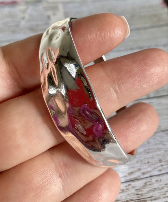 Bratara argintata reglabila, model deosebit