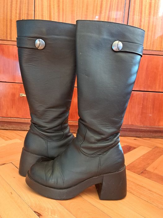 Зимни ботуши под коляното, размер 39