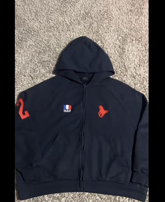 Баленсиага поло зипка