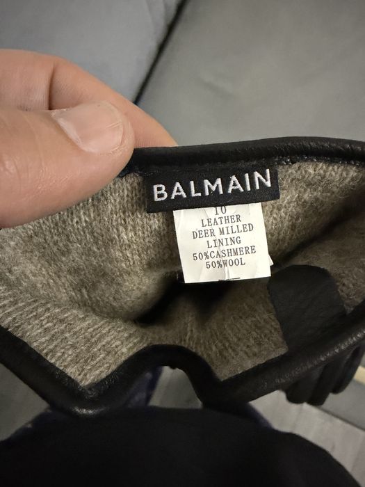 Manusi Balmain piele originale
