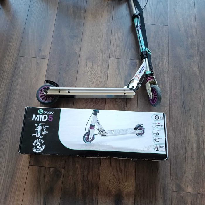 Детска тротинетка MID 5 с окачване и спирачка на кормилото