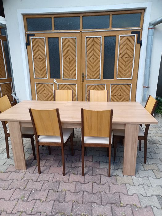 Masa extensibila + 6 scaune