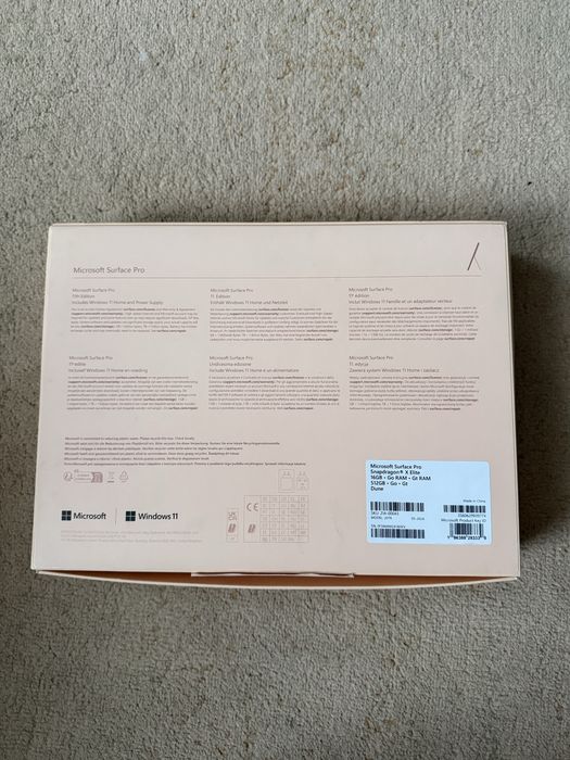 Microsoft Surface Pro X elite 16/512 Gb dune ca Noua