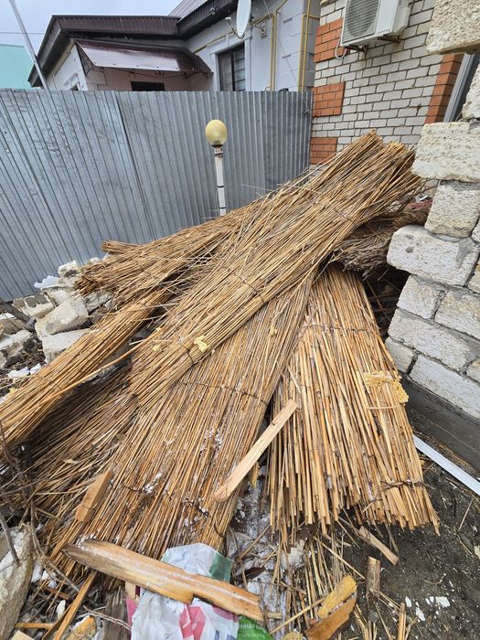 Камышовые маты для стройки