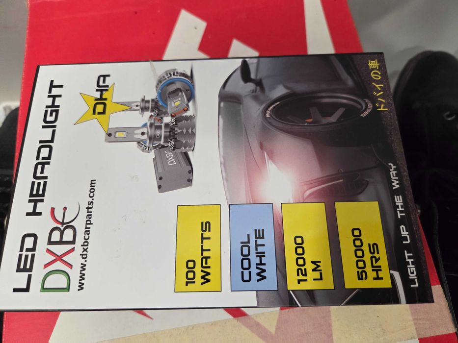 качествена H4 LED крушка с canbus (без грешки след инсталация)