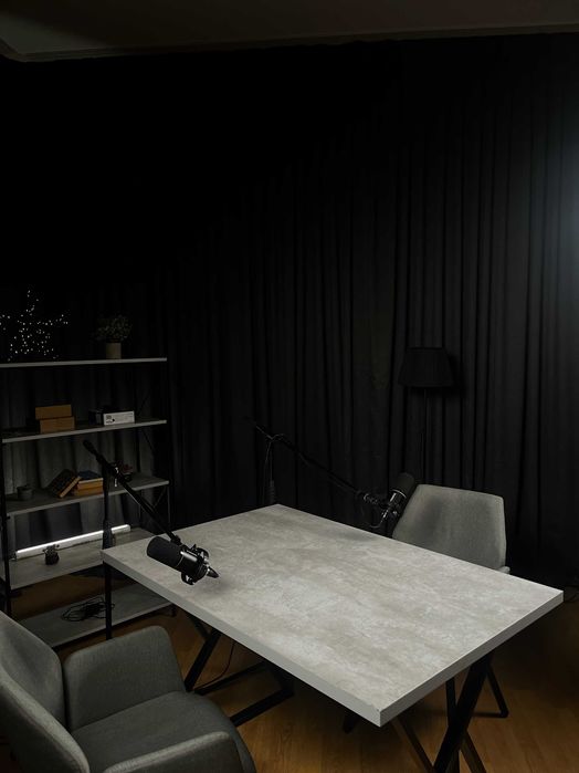 Студия для подкастов | Производство видеоконтента