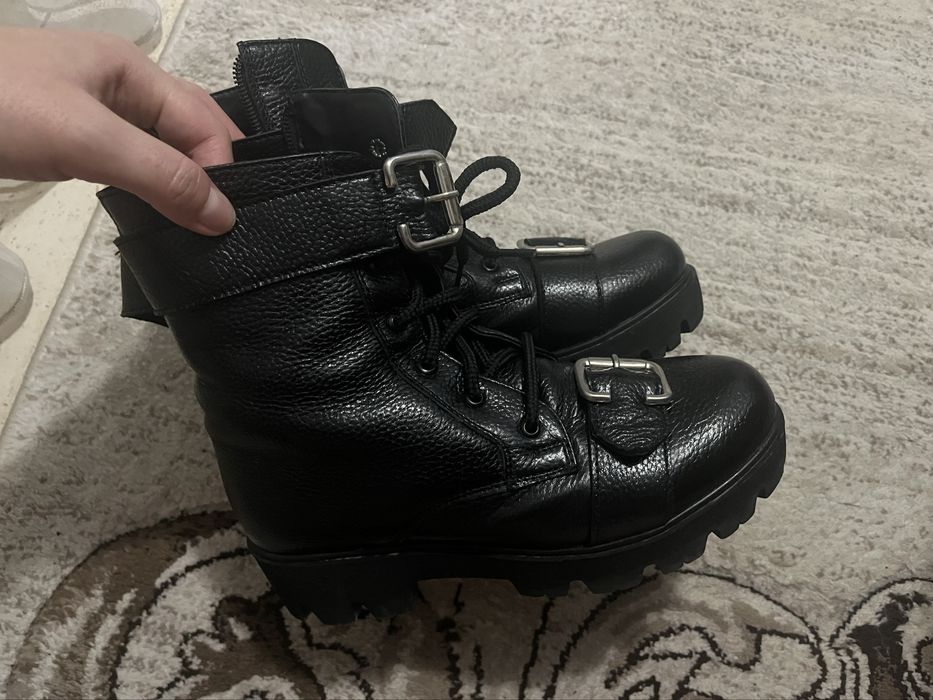 Ghete dama, piele naturala