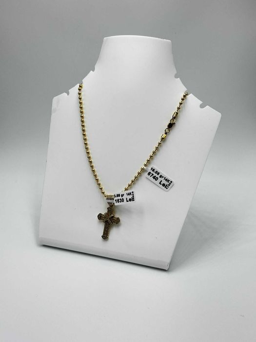 Lant&Cruce Aur 14K / 16.05 Grame Lant #45711 / 3.88 Grame Cruce #45727