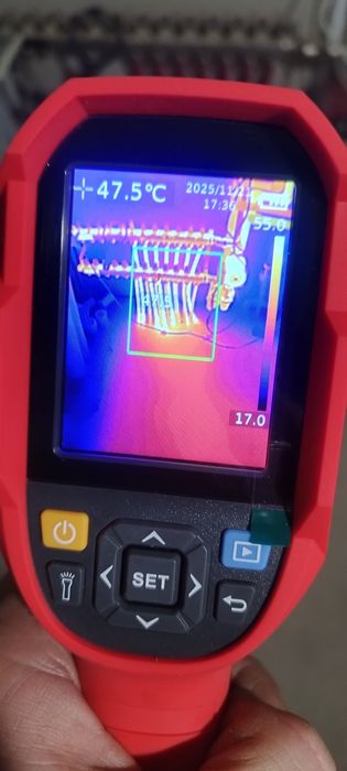 Тепловизор, поиск утечек