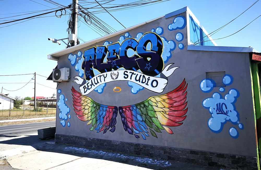 Graffiti pictura pereti