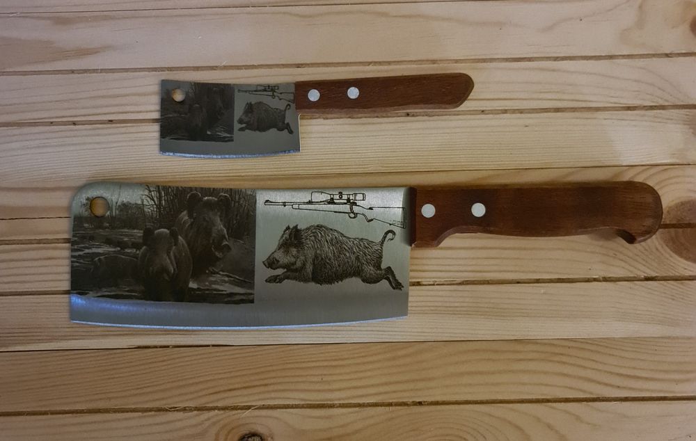 Set doua satare gravate