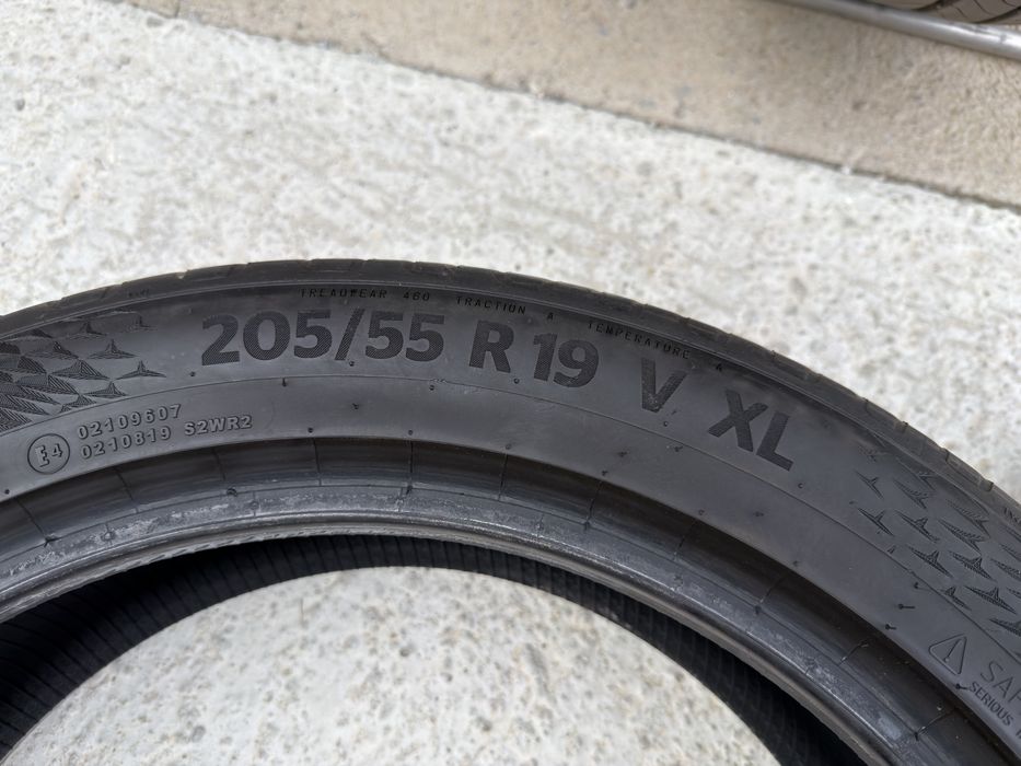 Set 2 anvelope Continental 205 55 19 an 2024 - 4,6/4,7 mm