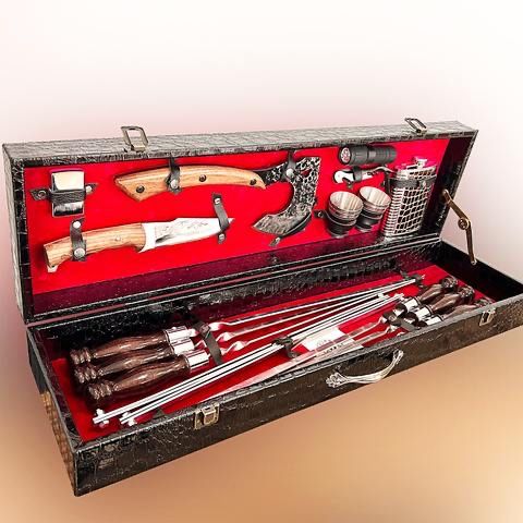 Шашличный набор для подарок Кизляр оптом