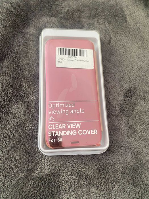 Husa telefon S8 roz, sigilata, nou nouta