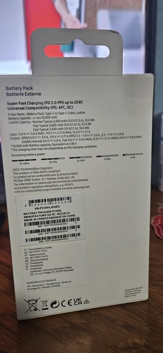 Baterie externa originala Samsung 10.000 mAh IMPECABILA!!!